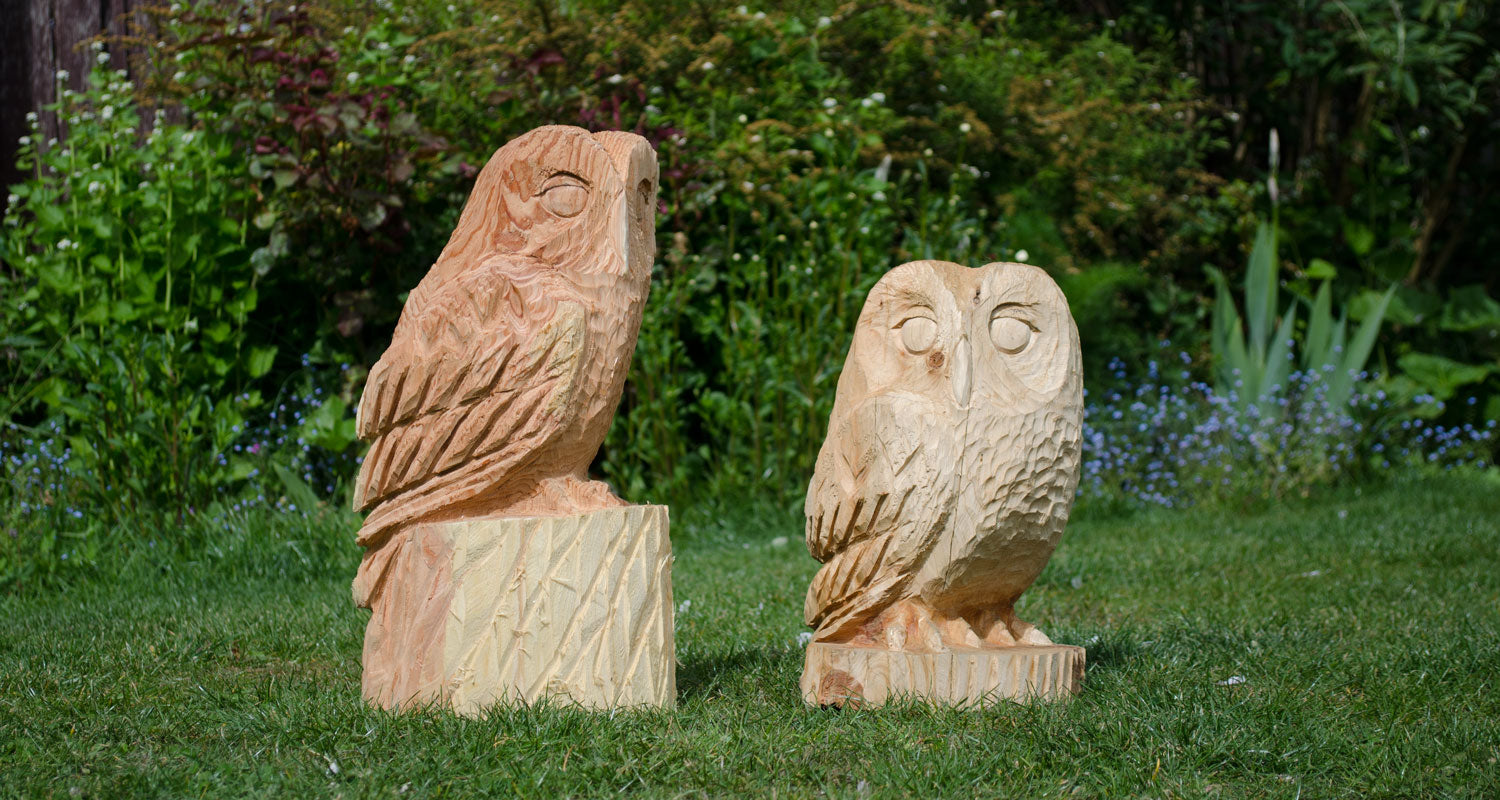 Creating an Owl – Maytree Chainsaw Sculptures