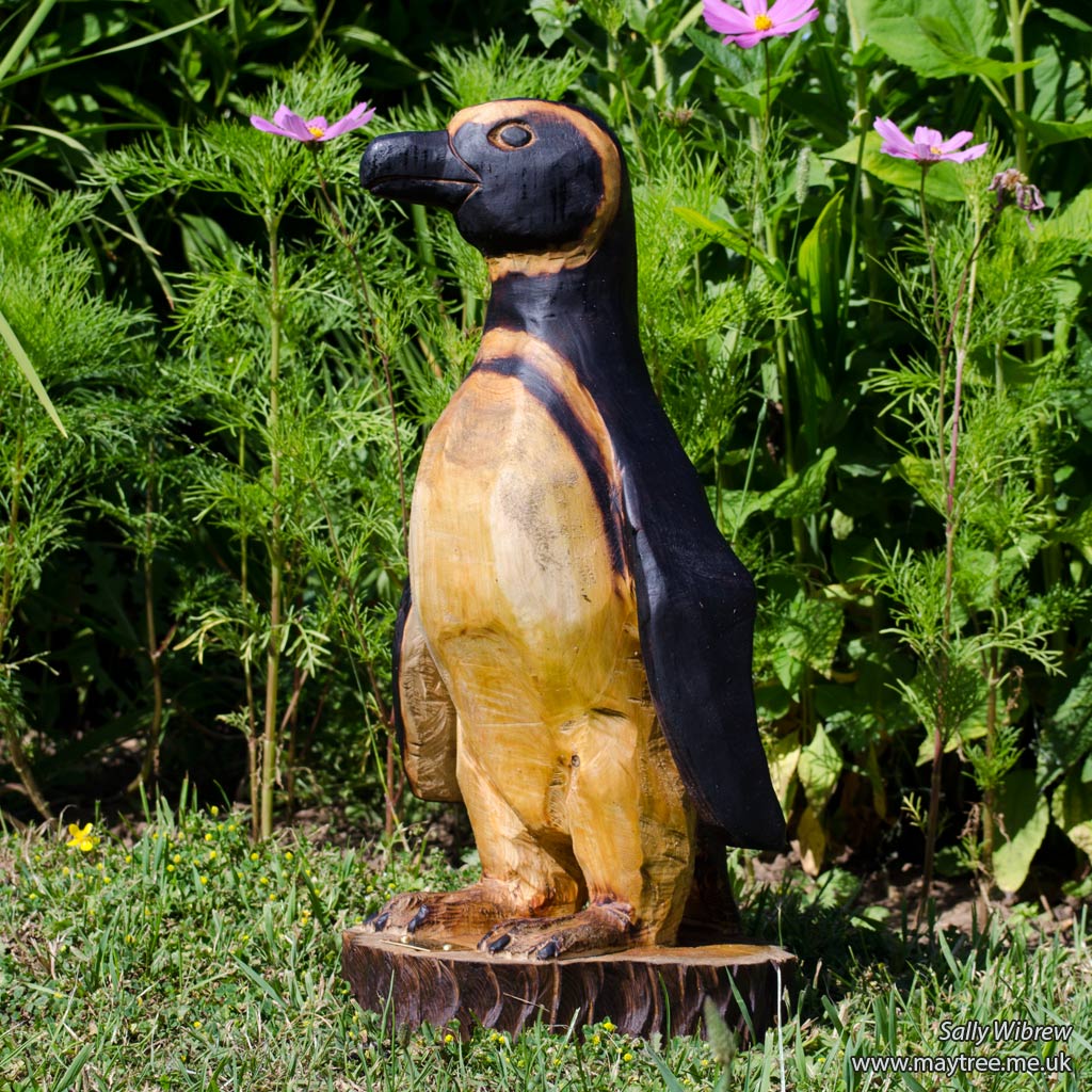 Penguin sculpture